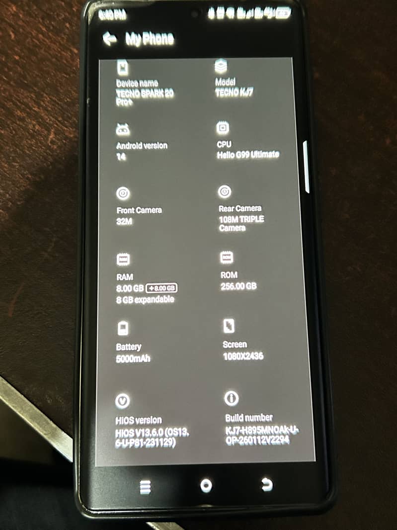 Techno Spark 20 pro plus 8