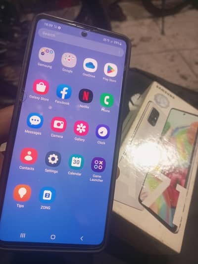 Samsung Mobile A71 ram 8 storage 128 gb