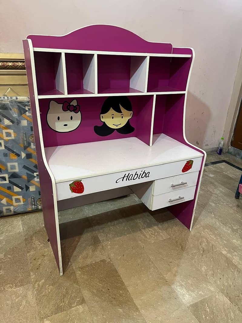 Study Table with Storage & Drawers 4