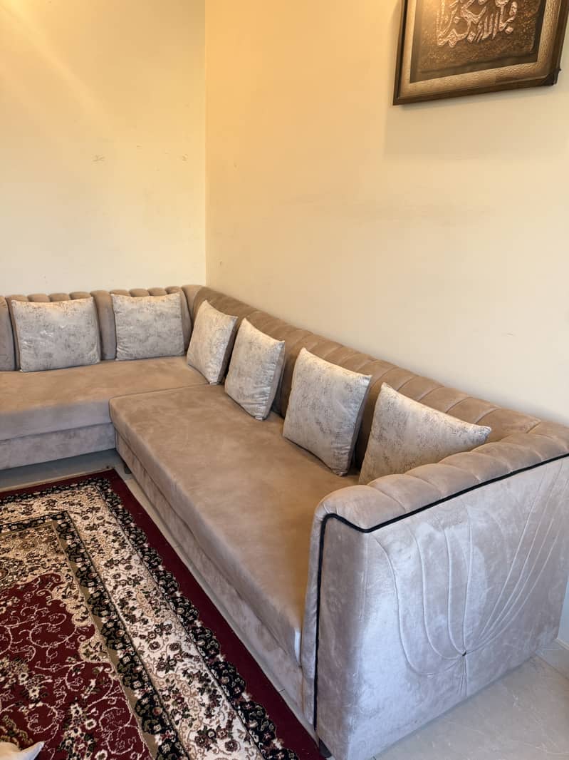 L shape sofa 1