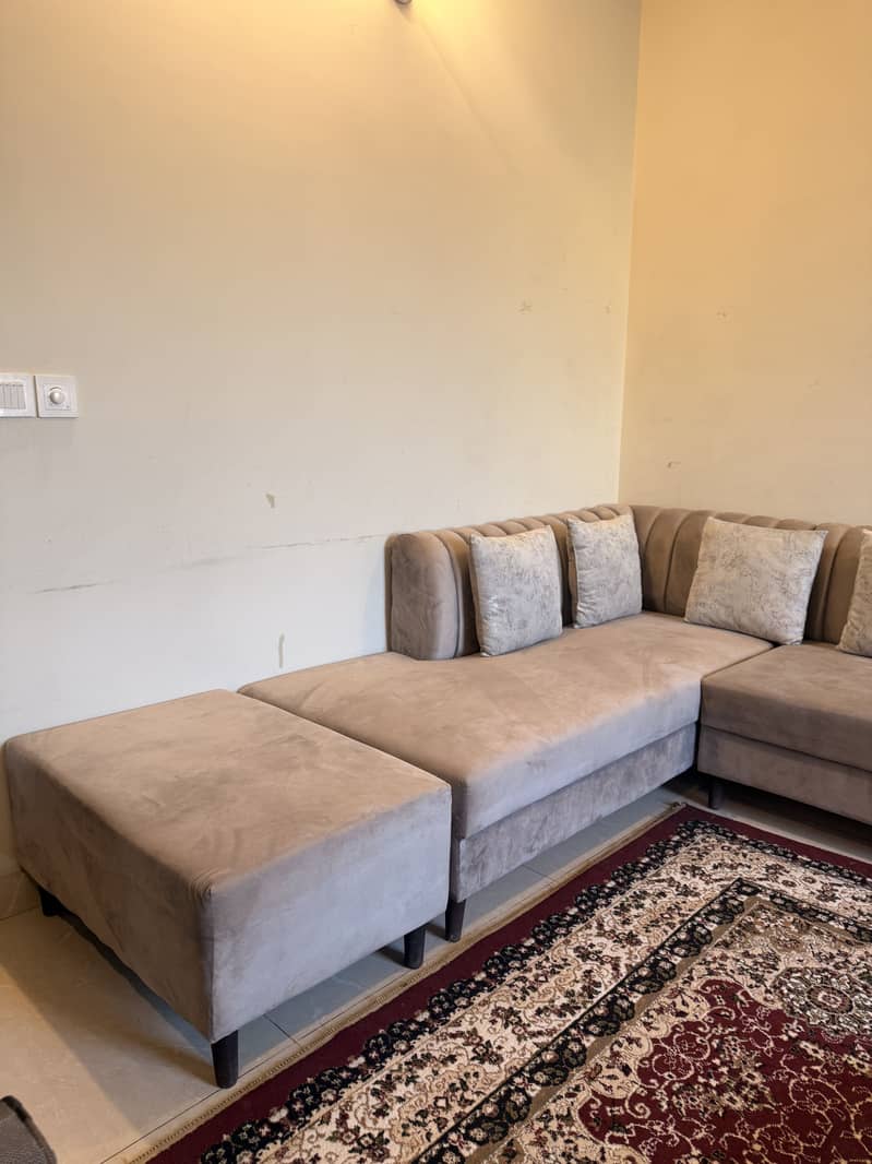 L shape sofa 2