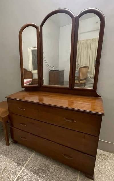 pure wooden dressing table