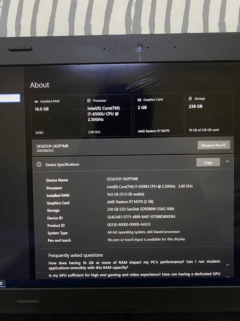 Lenovo ThinkPad E560 9