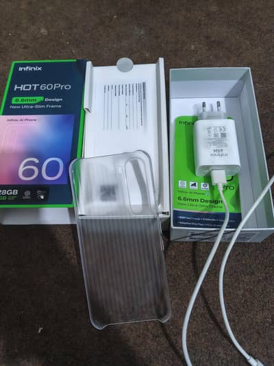 INFINIX HOT 60 PRO 16/128 PTA APPROVE WITH COMPLETE BOX ORIGINAL 45W C