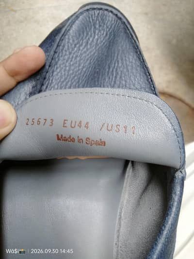 Premium Original Leather Shoes - Made in Spain (Size EU 44 / US 11)