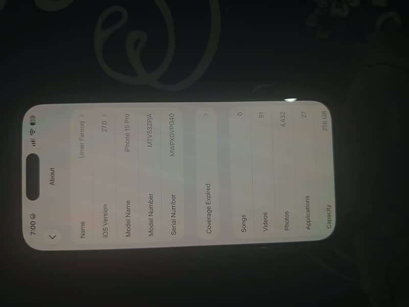 iPhone 15 Pro 256GB PTA Approved | 95% Battery | 100% Original 2