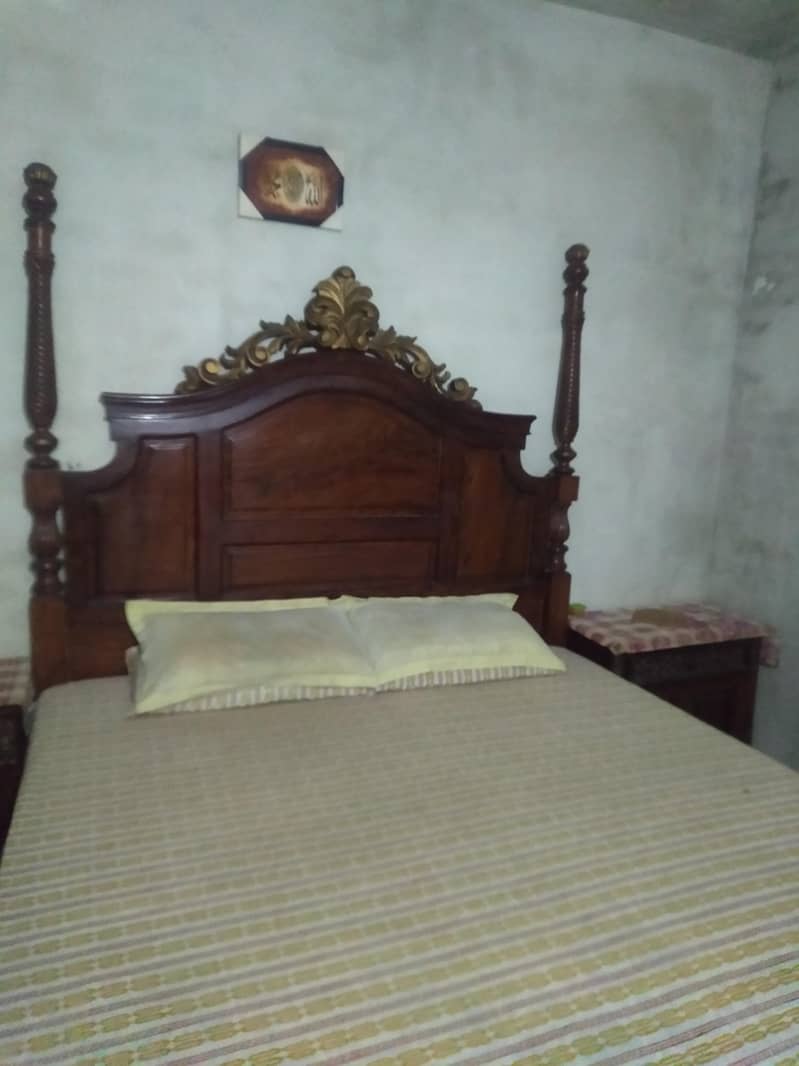 bed with side table 1