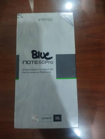 New box packed Infinix Note 60 Pro
