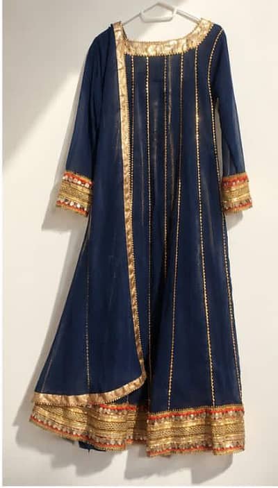 Navy blue maxi