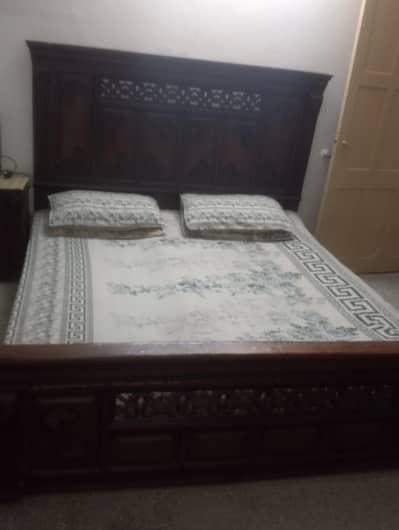 king size Double bed with side tables