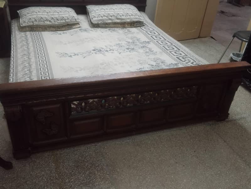 king size Double bed with side tables 2