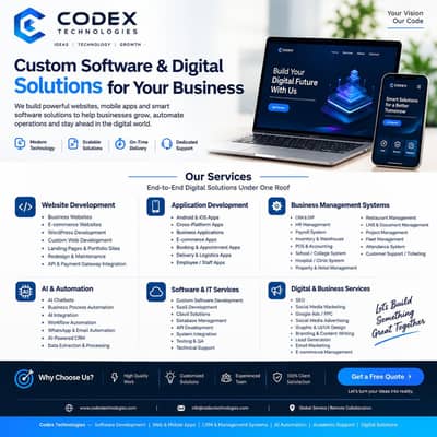 web development and software