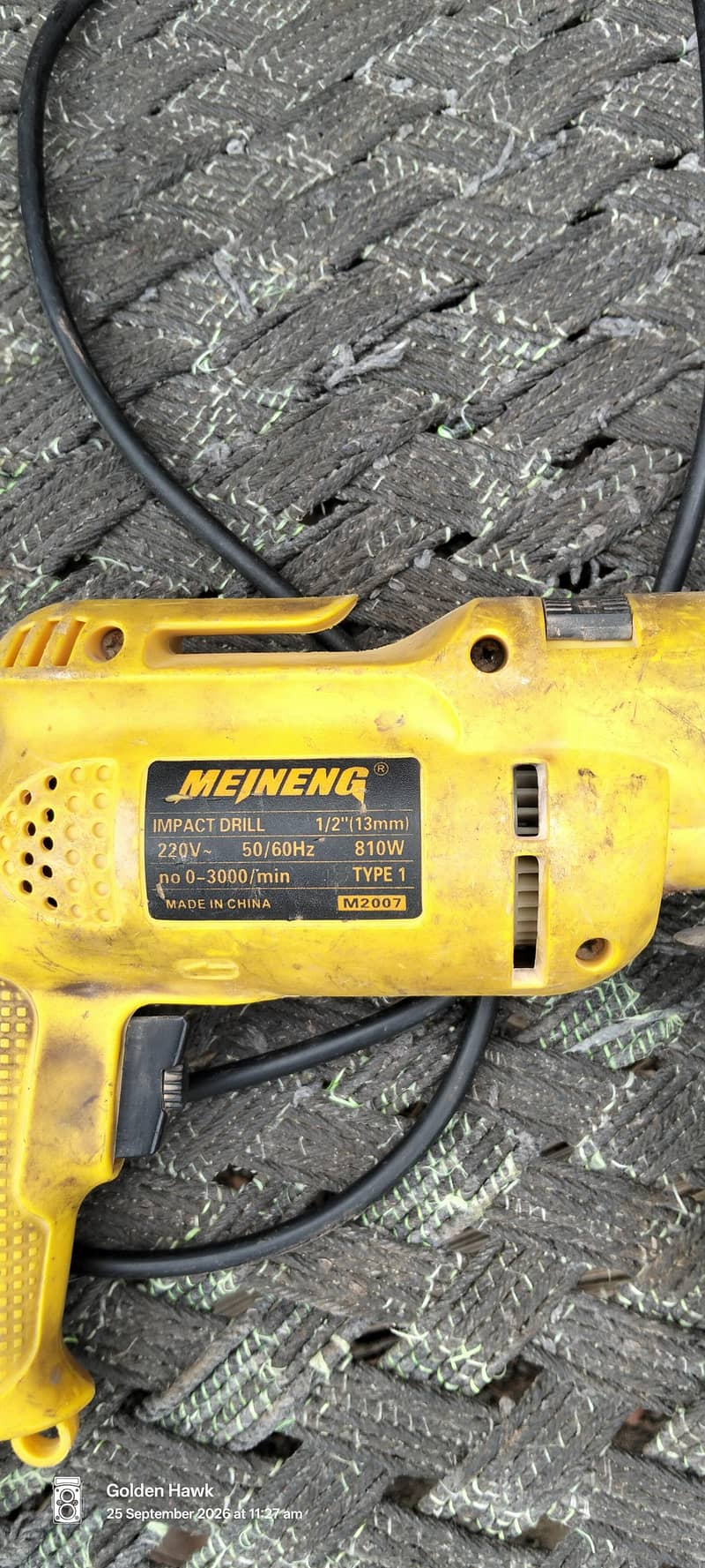 Impect Drill machine with Angle Grinder 1