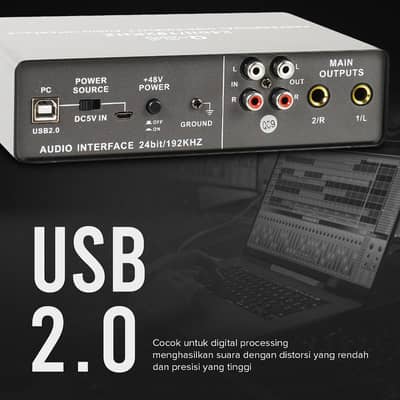 TEYUN Q24 External USB Audio Interface
