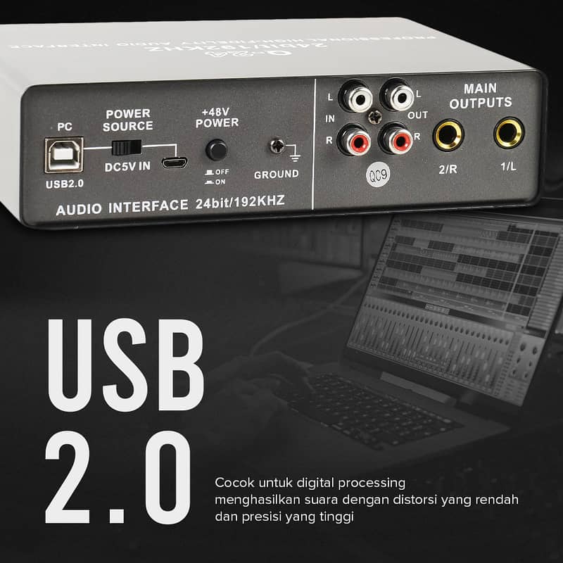 TEYUN Q24 External USB Audio Interface 0