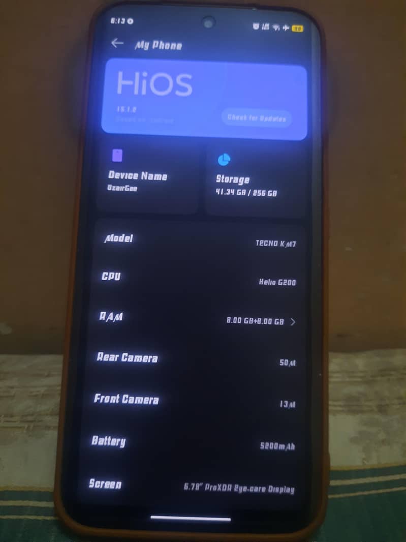 Tecno Spark 40 Pro Plus 5