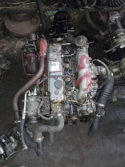 Isuzu nkr turbo Engine With Gear