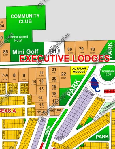 4 Kanal Plot For Sale In Bahria Town Executive Lodges