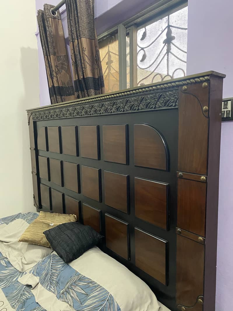 Wooden Bed Set / Furniture / Solid wooden furniture 12