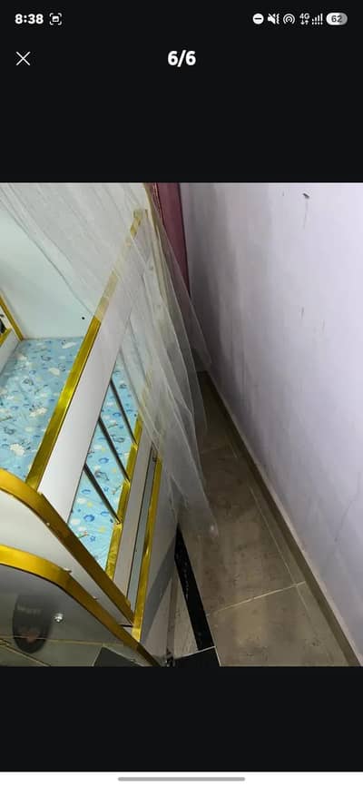 baby bed urgent sale 13000 new he bilkul