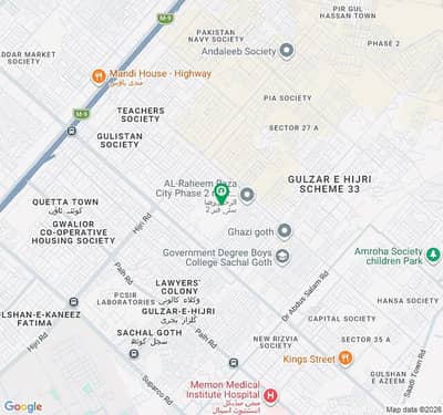 A 120 Square Yards Residential Plot Has Landed On Market In Scheme 33 - Sector 25-A Of Karachi