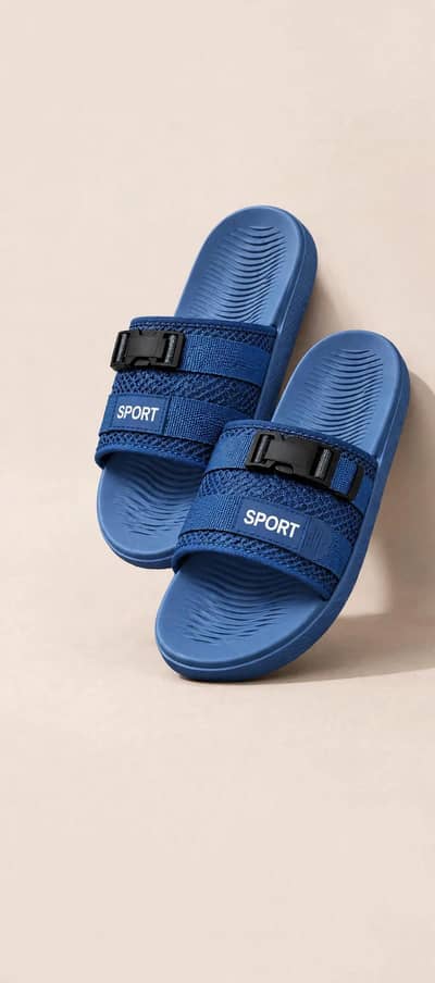 men sport slides-sport comfortable-brown/brige size 40-44