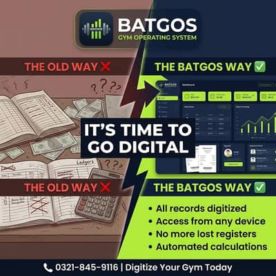 BATGOS - All in one Gym Management System | Gym Management Software |