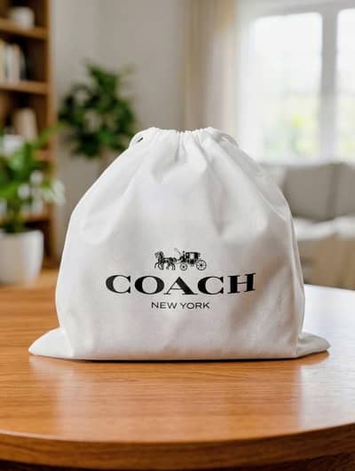 Original Coach New York Double Zip Wristlet Wallet