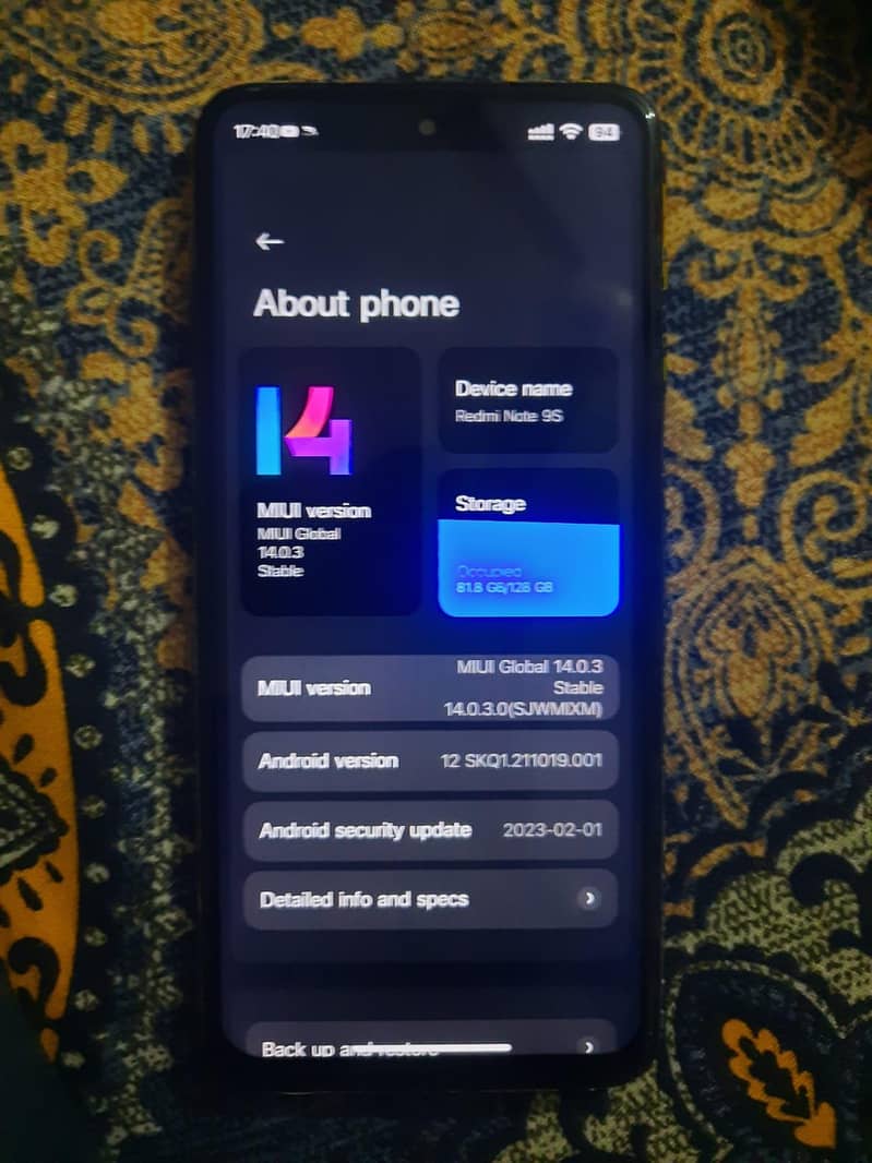 Xiaomi Redmi Note 9S 3