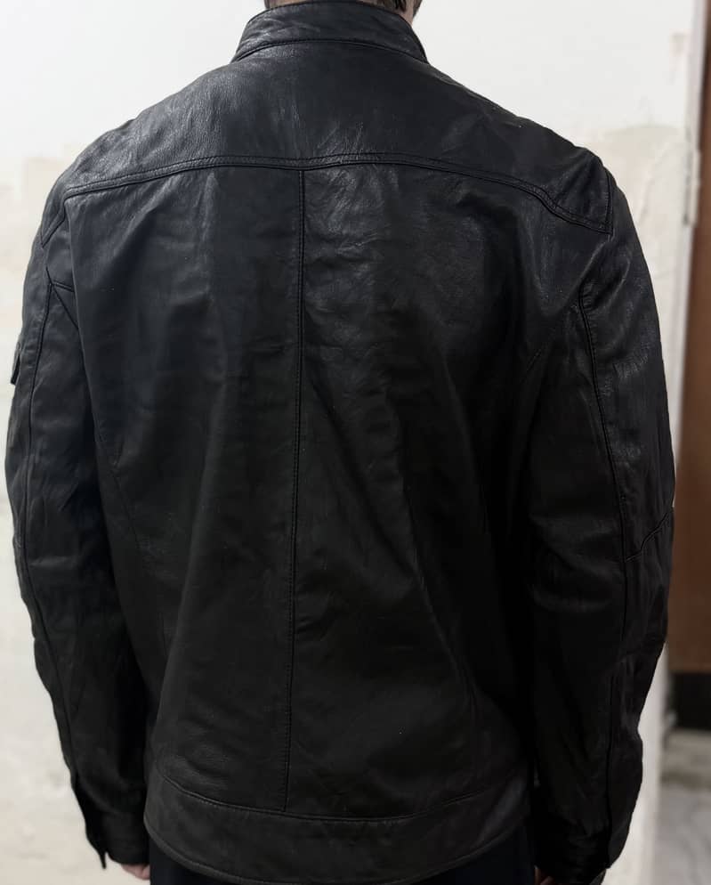 Black leather jacket 2