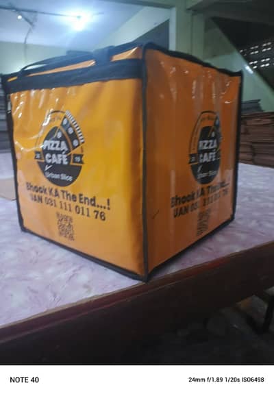 Food Delivery bag box / Pizza Delivery bag hot & cold sale in Pakistan