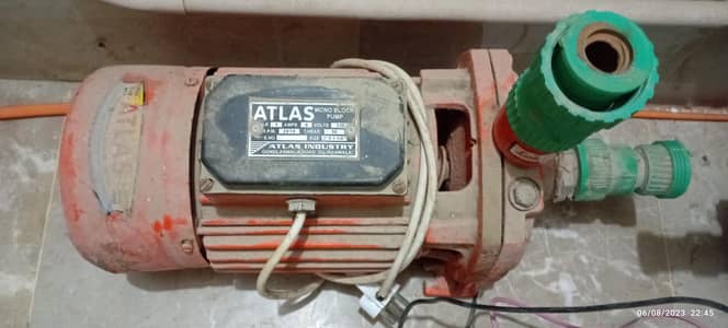 Atlas 1 hp mono block pump