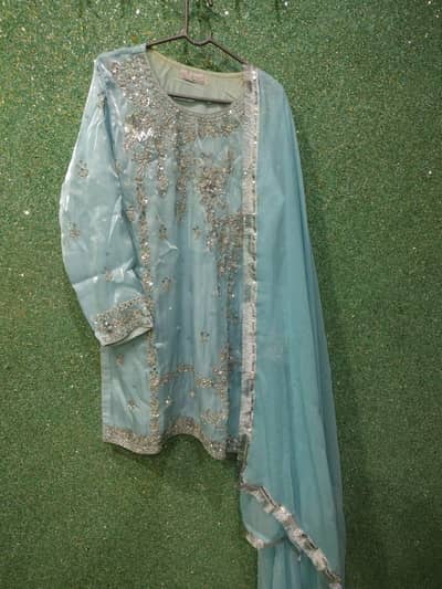 Shisha Silk shirt + gharara