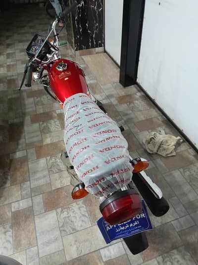 Honda cg 125 2027 sticker applied for