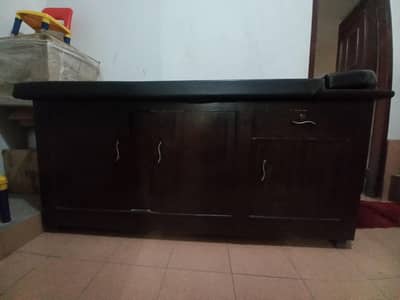 Side board/ Wooden Facial Bed