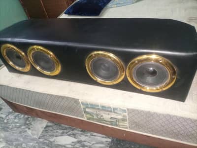 6 inches 4 speakers with box