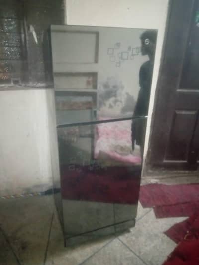 pel glass door fridge