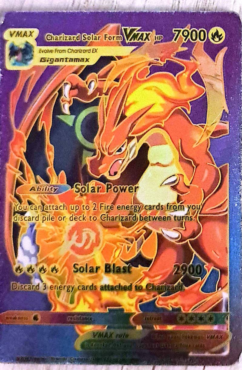 Charizard Solar Form VMax(Rainbow edition). Only one 1