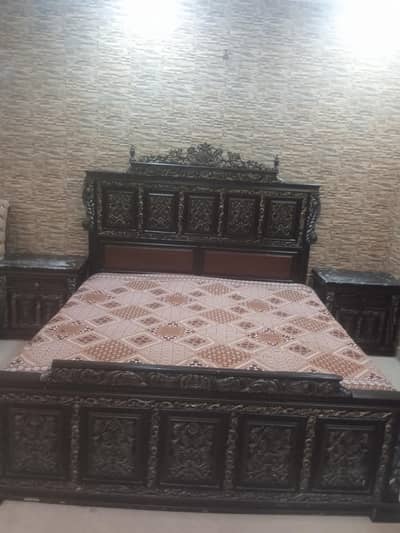 bed and dresser
