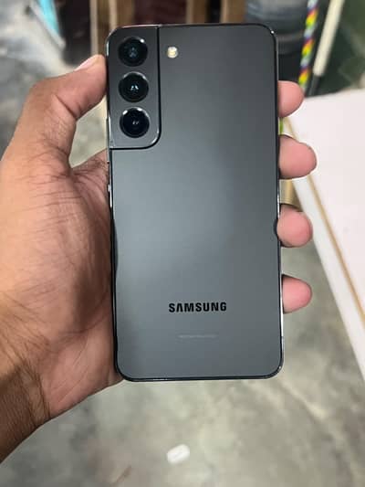 Samsung Mobile S22 with box