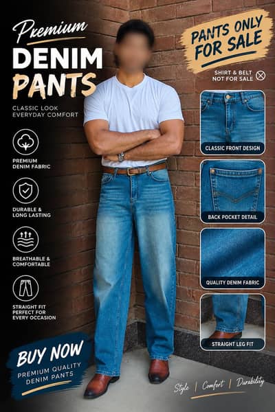 Denim classic old money jeans | 30-32 waist