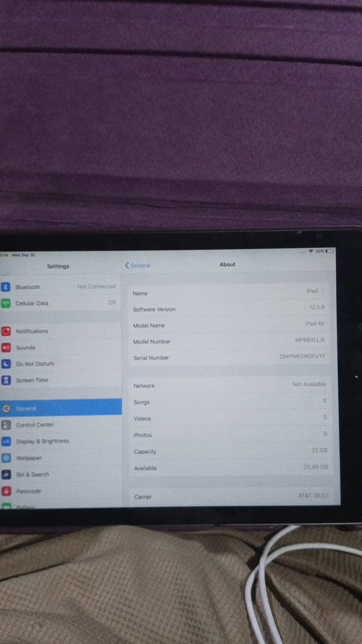 iPad air 0