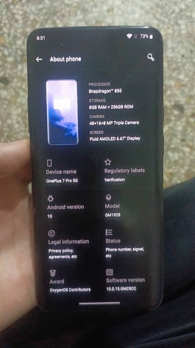 One Plus 7 Pro
