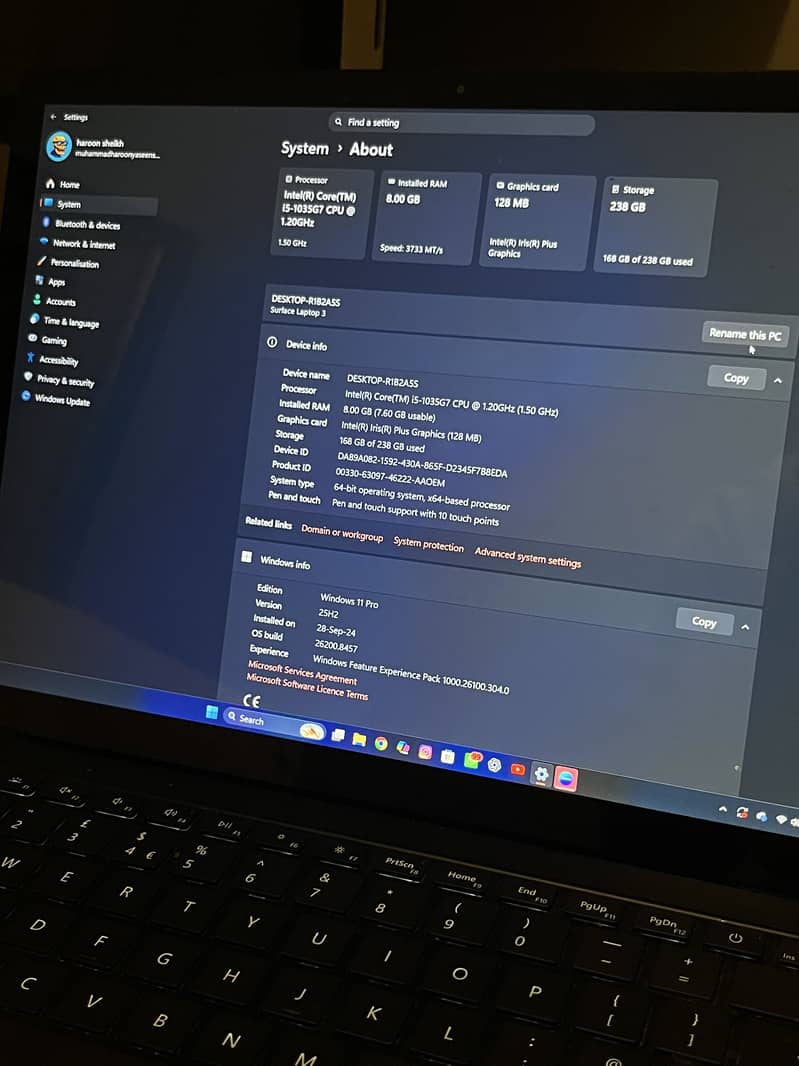 Microsoft Surface Laptop 3 3