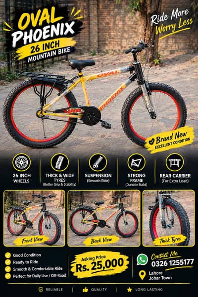 26 Inch Mountain Bike Double Suspension