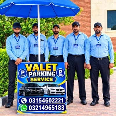 Valet  parking services Lahore mein 1500 per person