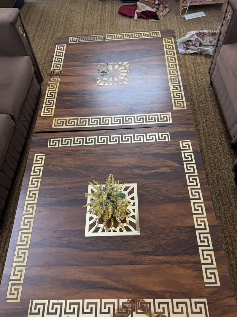 sofa set with 2 tables 3