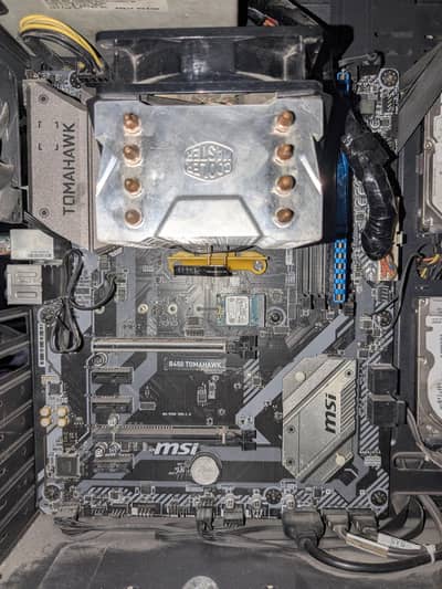 b450 tomhok brother board combo with Ryzen 3 2200g