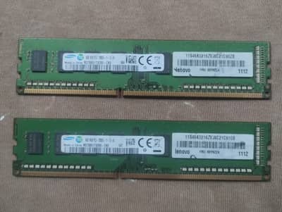 DDR3 RAMS for pc 4GB+4GB