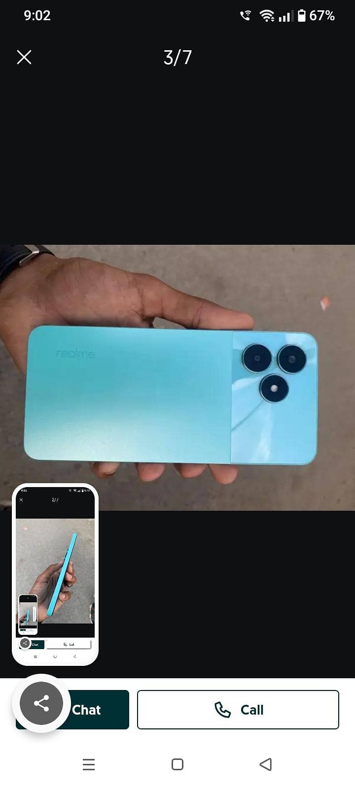 Realme C51 10 by 10 condition call for 03432229622 4